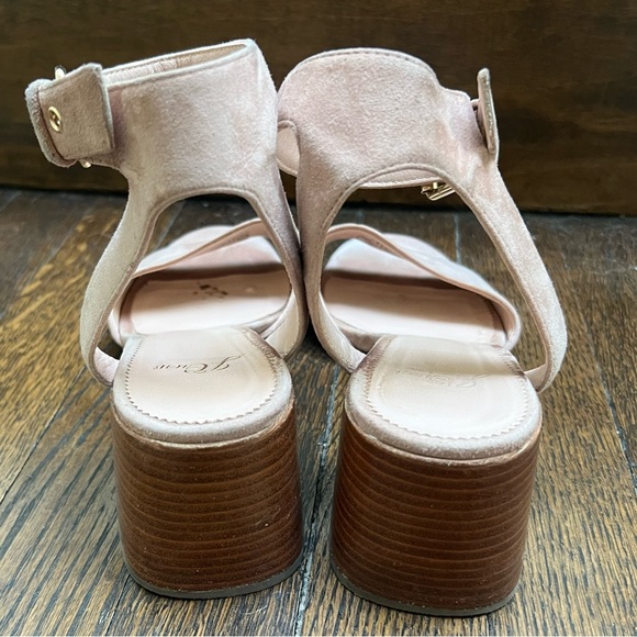 J. Crew Blush Pink Block Heel Sandals - Picture 3 of 8